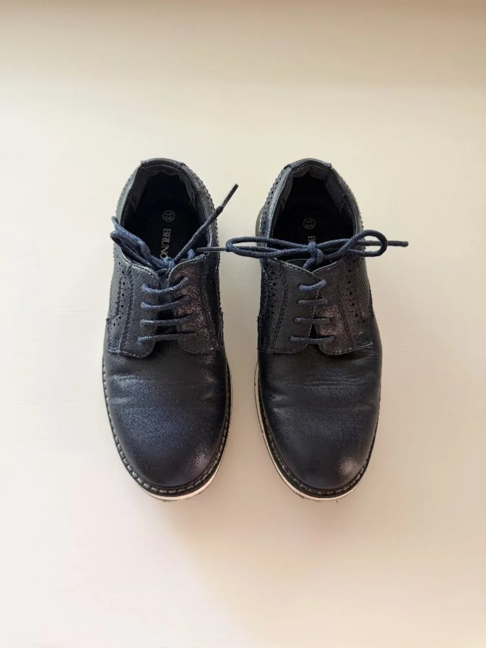 Bruno Marc Blue Dress Shoes • Size 13